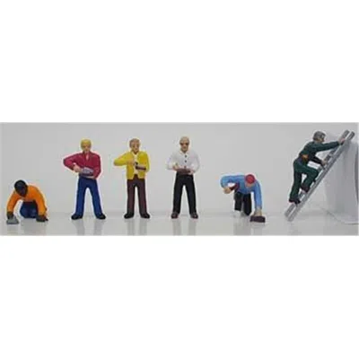 Model Power Ho Scale Mason & Bricklayers Figures