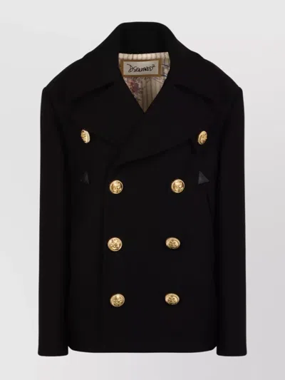 Dsquared2 Wool Blend Peacoat