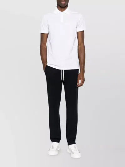 Emporio Armani Logo Cotton Sweatpants With Pockets