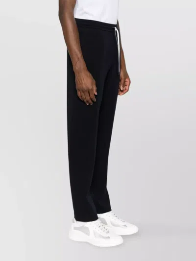Emporio Armani Logo Cotton Sweatpants With Pockets