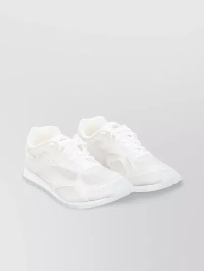 Bottega Veneta Men White Transparent Rubber Orbit Sneakers In Multi