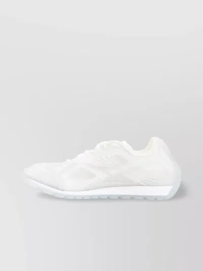Bottega Veneta Men White Transparent Rubber Orbit Sneakers In Multi