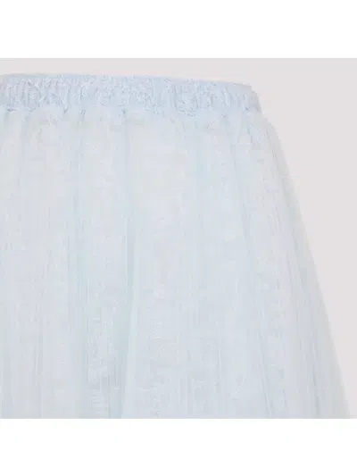 Ermanno Scervino Lace Overlay Flared Midi Skirt