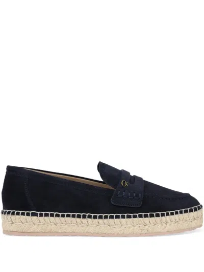 Gianvito Rossi Lido Suede Espadrilles In Blue