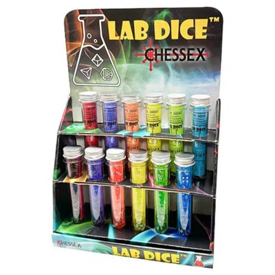 Chessex Manufacturing Lab Sampler Dice Set - 3 Each - Set Of 18