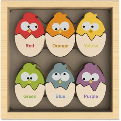 Beginagain Perfect Preschool Plus Fun Puzzle Game With Learn Color That Has English & Spanish - N Eggs