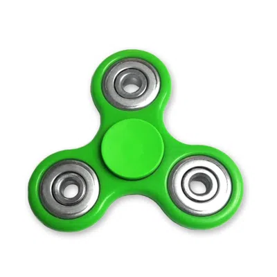 Edgework Fidget Tri-spinner Green Edc All-metal Weighted Bearing Adhd Focus Stress Reliever Hand Toys