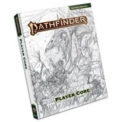 Paizo Pathfinder 2e Player Core Sketch Cover Role Playing Board Game