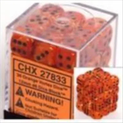 Chessex Manufacturing 27889 12 Mm Phantom Teal With Gold Numbering D6 Dice Set Of 36