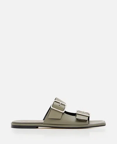 Aeyde Open-toe Slippers In Grey