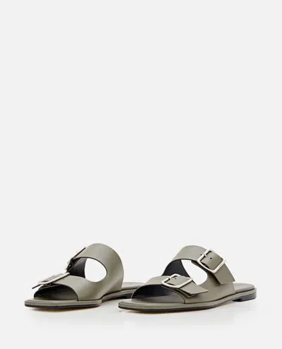 Aeyde Open-toe Slippers In Grey