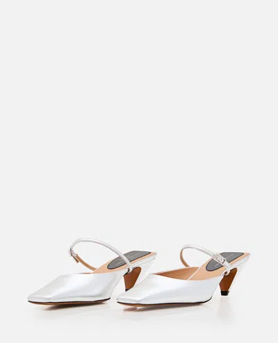 Stella Mccartney Mules In Silver