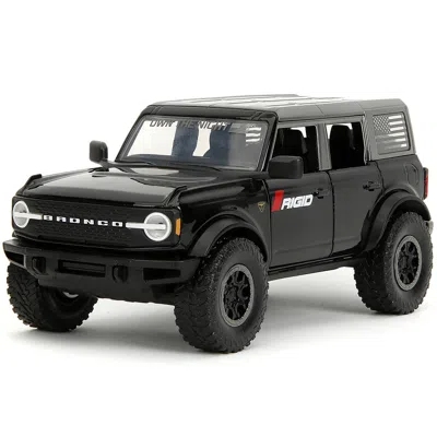 Jada Toys Jada 2021 Ford Bronco Badlands Black Rigid With Extra Wheels Just Trucks Series 1-24 Scale Diecast M