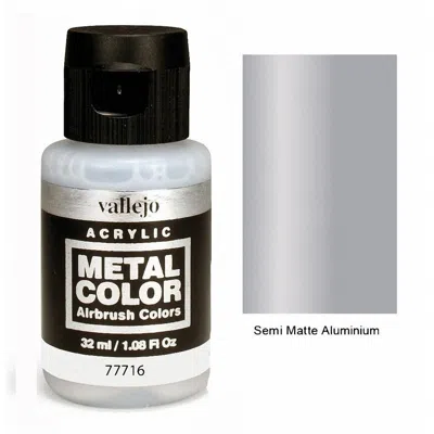 Acrylicos Vallejo 32ml Semi Matte Aluminium Metal Color