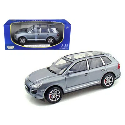 Motormax 1 By 18 2008 Porsche Cayenne Turbo Diecast Model Car - Silver