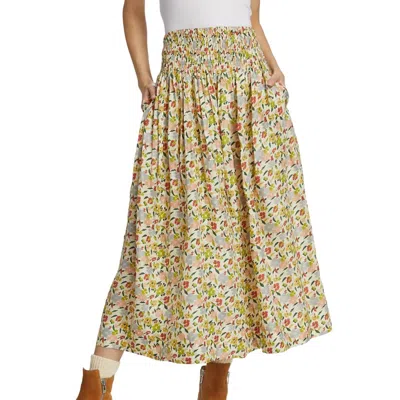 The Great Viola Skirt In Floating Petals In Multi