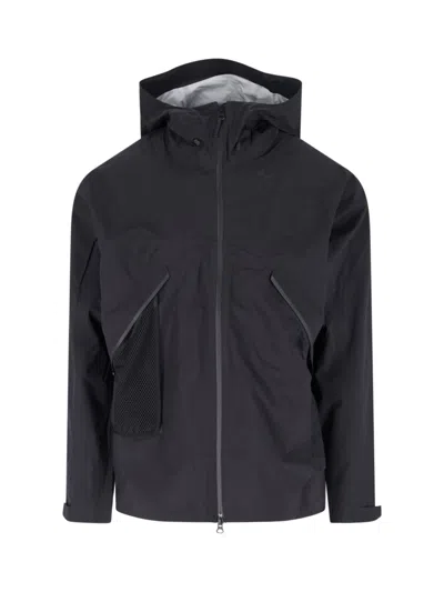 Goldwin Technical Zip Jacket - Black In Black
