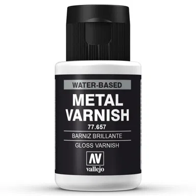 Acrylicos Vallejo Gloss Metal Varnish - 32 ml