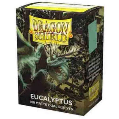 Arcane Tinmen Dp Dragon Shields Card - Dual Matte Eucalyptus - 100 Count