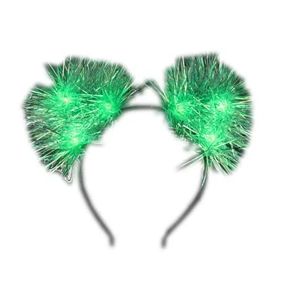 Blinkee Light Up Tinsel Fluffy Cat Ears Headband