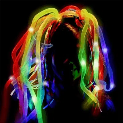 Blinkee Multi Color Led Noodle Headband Flashing Dreads