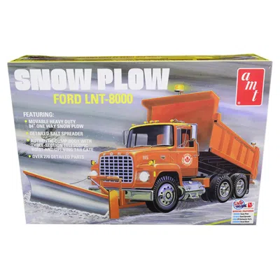 Amt Skill 3 Model Kit Ford Lnt-8000 Snow Plow Truck 1 By 25 Scale Model