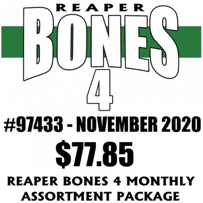 Reaper Miniatures Bones - B4map November 2020 Miniatures