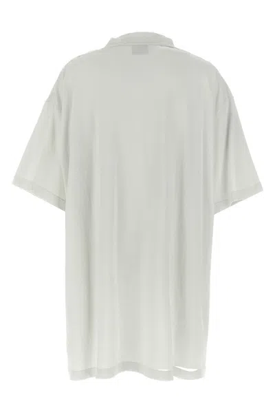 Balenciaga Off-white Optical Oversized T-shirt In White