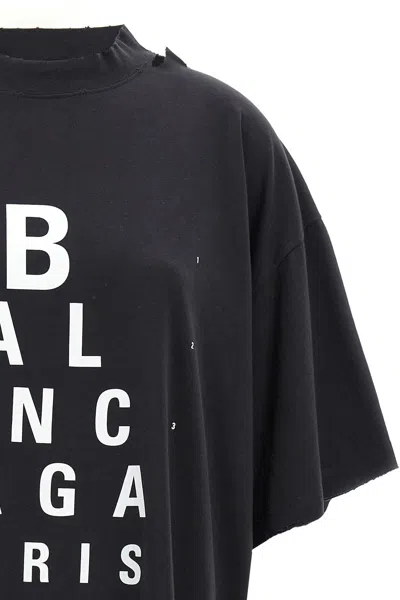 Balenciaga Extra Large Short-sleeved T-shirt In Black
