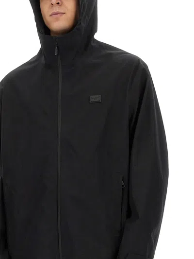 Dolce & Gabbana Hooded Jacket In Black