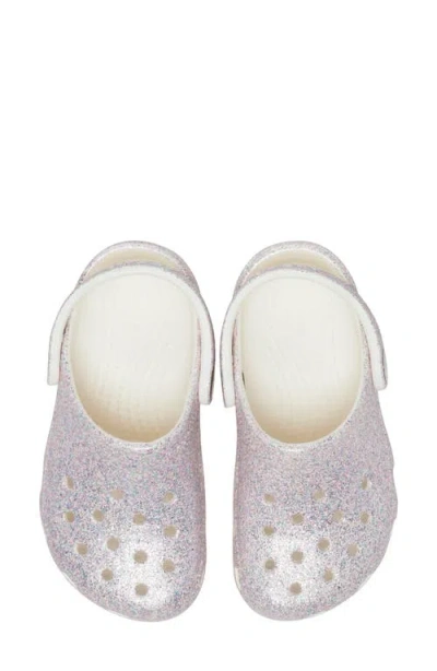 Crocs Kids' Girls  Classic Glitter Clog In Rosa