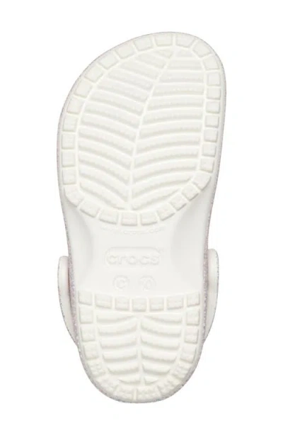 Crocs Kids' Girls  Classic Glitter Clog In Rosa