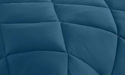 Modern Threads Solid Reversible 7-piece Comforter Set In Navy