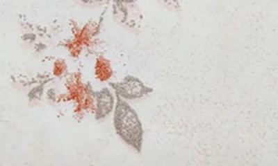 Modern Threads Rose Print Microfiber Sheet Set In Clay