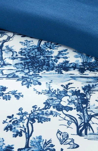 Modern Threads Shaya Toile Microfiber Comforter Set In Blue
