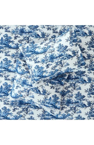 Modern Threads Shaya Toile Microfiber Comforter Set In Blue