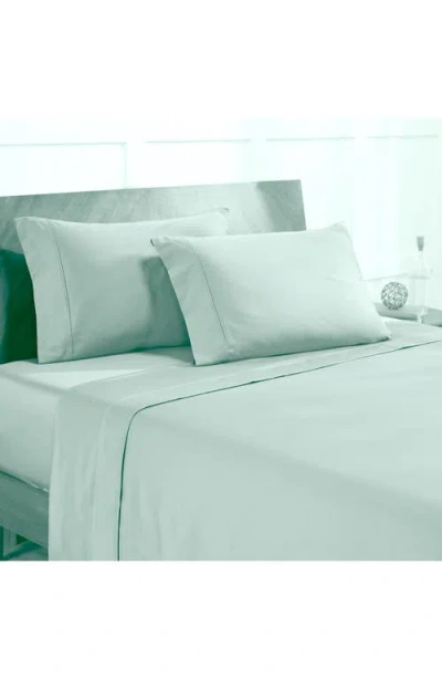 Modern Threads Solid 400 Thread Count Egyptian Cotton Sheet Set In Celery