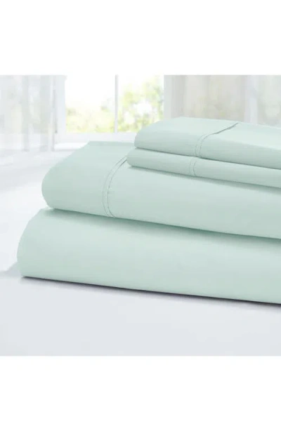 Modern Threads Solid 400 Thread Count Egyptian Cotton Sheet Set In Celery