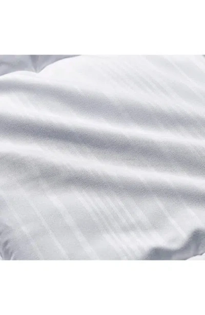 Modern Threads Reversible Microfiber Comforter In White Stripe
