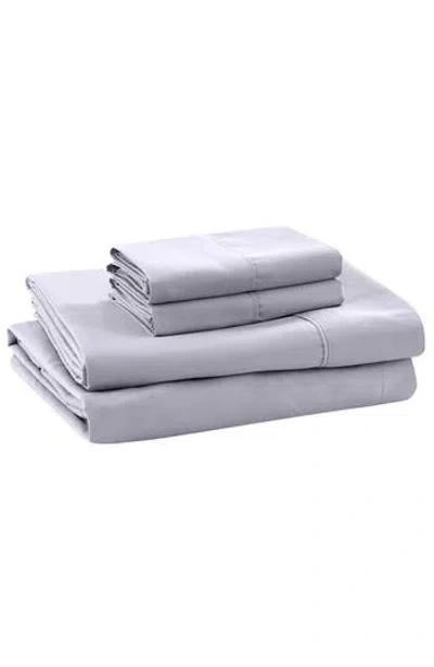 Modern Threads Solid Easy Care Microfiber Sheet Set In Lilac Marble