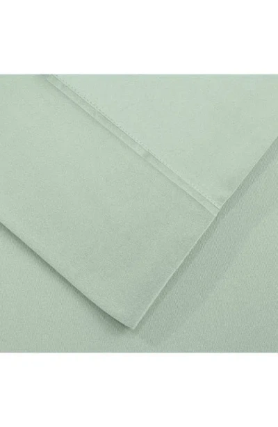 Modern Threads Solid Easy Care Microfiber Sheet Set In Seafoam
