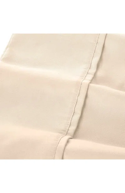 Modern Threads Solid Easy Care Microfiber Sheet Set In Egg Shell