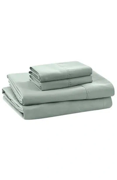 Modern Threads Solid Easy Care Microfiber Sheet Set In Smoke