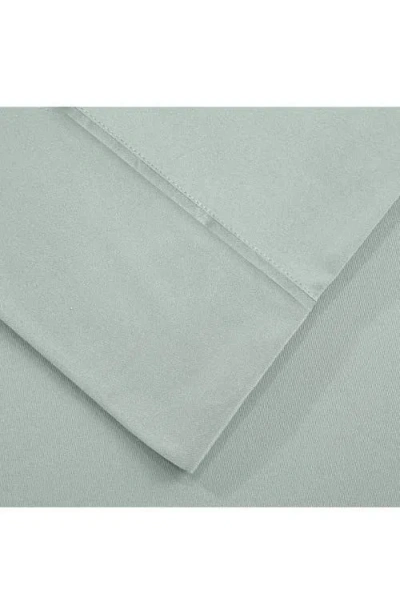 Modern Threads Solid Easy Care Microfiber Sheet Set In Smoke