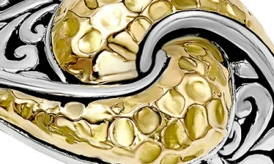 Samuel B. 18k & Silver Spinner Ring In Silver And Gold