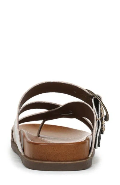 Blowfish Malibu Women's Lilac Thong Slide Platform Sandals In Cloud Faux Leather