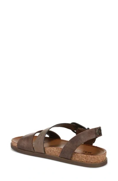 Blowfish Malibu Women's Lance Strappy Open Round Toe Platform Sandals In Walnut Faux Leather