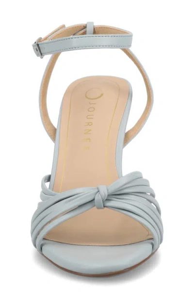 Journee Collection Womens Vanita Heeled Sandals In Blue