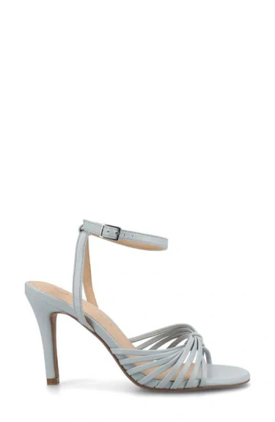 Journee Collection Womens Vanita Heeled Sandals In Blue