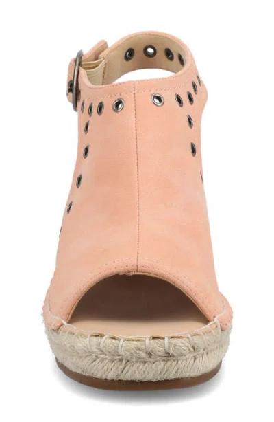 Journee Collection Womens Crisie Wedge Sandals In Pink